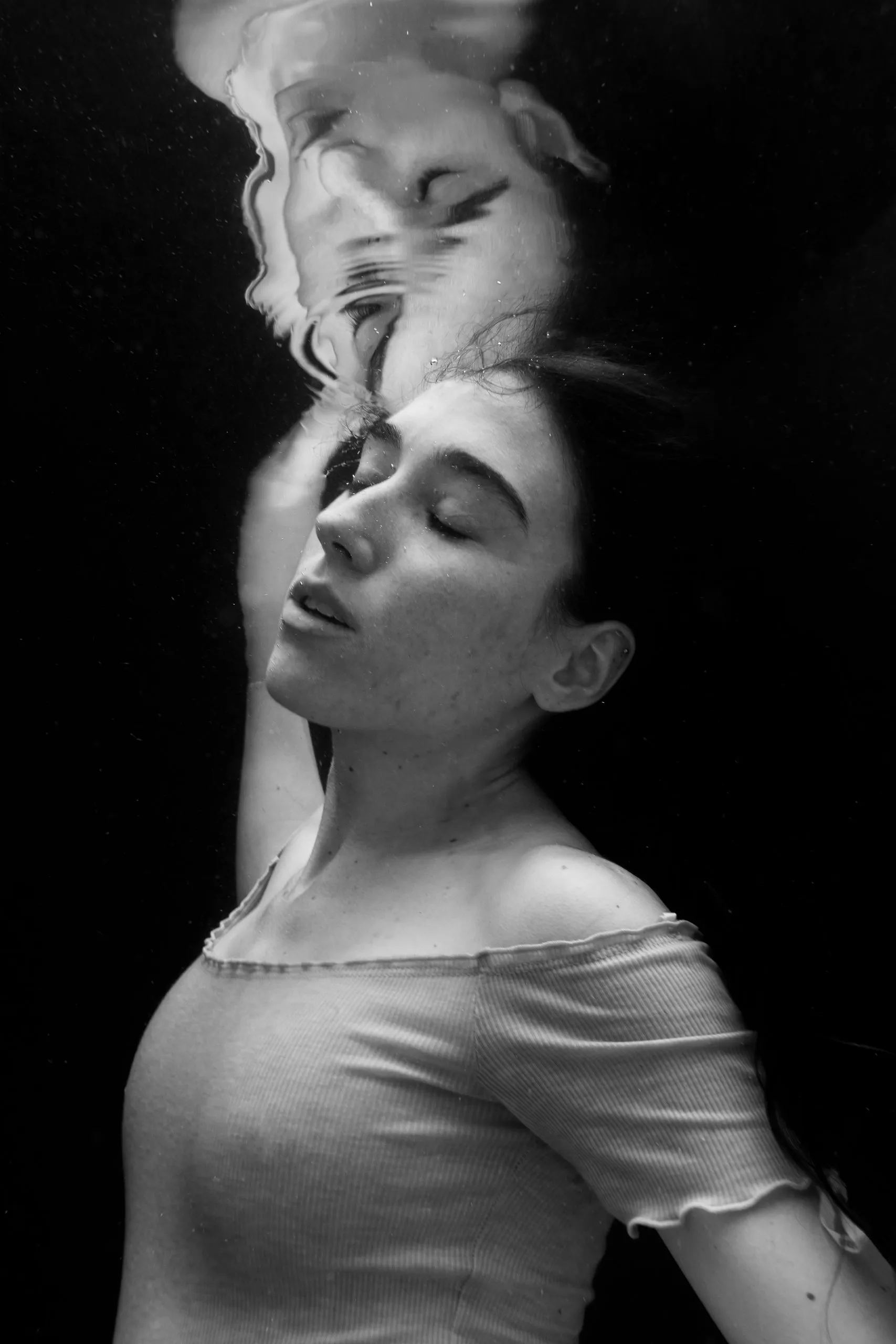 Underwater portrait